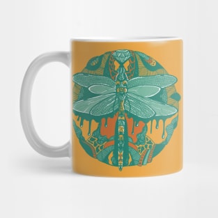 Mountain Green Circle of the Dragonfly Mug